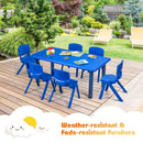 6-pack Kids Plastic Stackable Classroom Chairs by LJGDeals