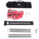 6/8/12 Feet Durable Bow Style Soccer Goal Net with Bag-12' x 6' by LJGDeals