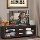Modern TV Stand Entertainment Center with 2 Drawers and 4 Open Shelves by LJGDeals