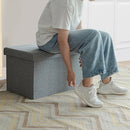 30 Inch Folding Storage Ottoman with Lift Top by LJGDeals