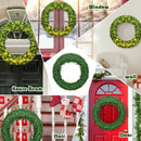 48 Inch Pre-lit Cordless Artificial Christmas Wreath by LJGDeals