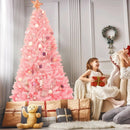 7.5 Feet Hinged Artificial Christmas Tree Full Fir Tree by LJGDeals