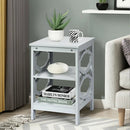 3-tier Nightstand Sofa Side End Accent Table-Black by LJGDeals