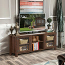 TV Stand Entertainment Center for TVs up to 65 Inch with Storage Cabinets by LJGDeals