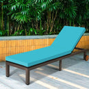 Back Adjustable Cushioned Patio Rattan Lounge Chair by LJGDeals
