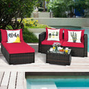 5 Pieces Patio Rattan by LJGDeals