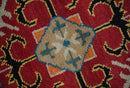 Wool Hand-Knotted Mamluk Traditional Rug - Black Maroon Beige