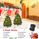 Set of 2 29 Inch Battery Powered Pre-lit Pathway Holiday Christmas Trees by DirectDeals