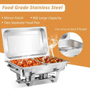 2 Packs Stainless Steel Chafing Dish by LJGDeals
