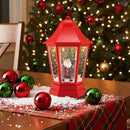 5.3 Feet Musical Christmas Street Lamp with 60 Warm White LED Lights-Red by LJGDeals