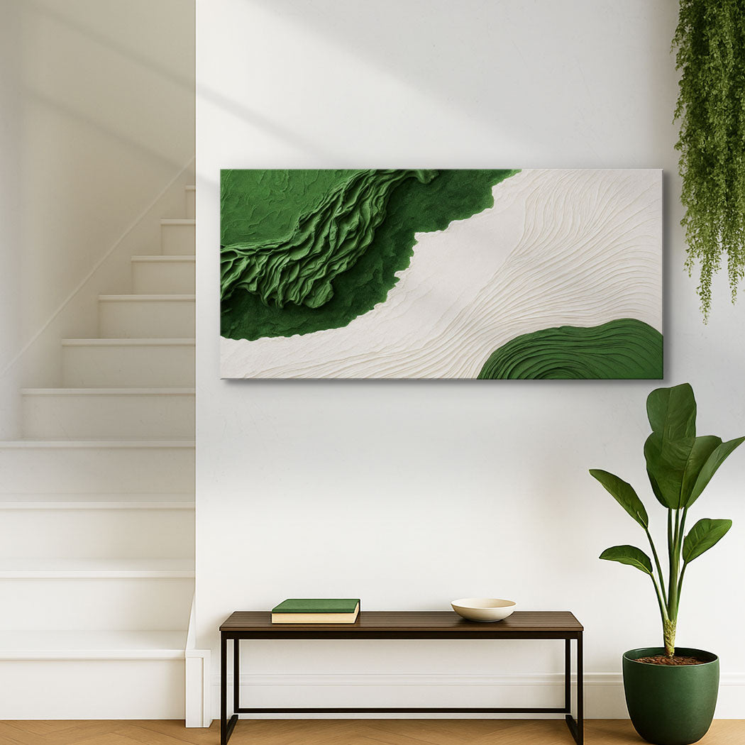 Green Rivers Abstract Wall Art IX, photo 3 of 10