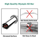 47 Inch Chrome Steel Home Gym Fitness Equipment Bar by LJGDeals