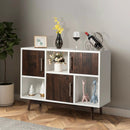 Wood Display Sideboard Storage Cabinet with Storage Compartments by LJGDeals