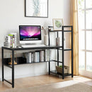 59-Inch Computer Desk Home Office Workstation 4-Tier Storage Shelves by LJGDeals