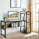 59-Inch Computer Desk Home Office Workstation 4-Tier Storage Shelves by LJGDeals