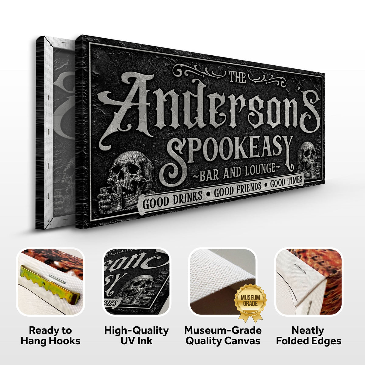 Personalized Spookeasy Bar Sign II, photo 5 of 8