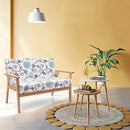 Modern Fabric Loveseat Sofa Couch Upholstered 2-Seat Armchair by LJGDeals