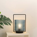 8"H Battery Operated Table Lamp(blue) by JHY DESIGN