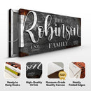 Personalized Family Sign