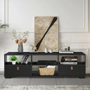 TV Stand Entertainment Media Center Console for TV's up to 60 Inch with Drawers Walnut by LJGDeals