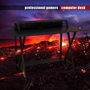 All-in-One Professional Gaming Desk with Cup and Headphone Holder by DirectDeals