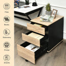 3-Drawer Mobile File Cabinet for Home Office by LJGDeals