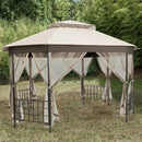 10’x 12’ Octagonal Patio Gazebo by LJGDeals