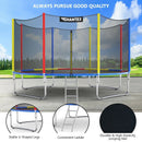 14 Feet Trampoline with Safety Enclosure Net and Ladder Outdoor for Kids Adults by LJGDeals