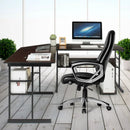 L-Shaped Computer Desk with Tiltable Tabletop by LJGDeals