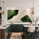 Green Rivers Abstract Wall Art XII