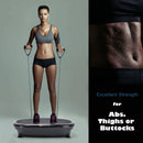 Mini Vibration Body Fitness Platform with Loop Bands by LJGDeals