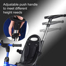 4-in-1 Kids Tricycle with Adjustable Push Handle by LJGDeals