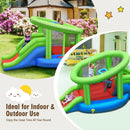 Inflatable Dual Slide Basketball Game Bounce House Without Blower by LJGDeals