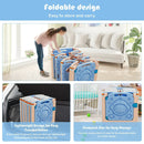 18-Panel Foldable Baby Playpen Kids Activity Center with Lockable Door by LJGDeals
