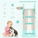 3-in-1 Kids Slide Baby Play Climber Slide Set with Basketball Hoop by LJGDeals