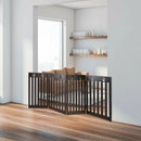 24 Inch Folding Wooden Freestanding Pet Gate Dog Gate with 360¬∞ Hinge by LJGDeals