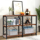 3 Tier 47 Inch Console Metal Frame Sofa Table by LJGDeals