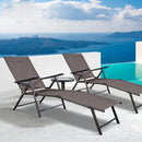 Adjustable Chaise Lounge Chair with 5 Reclining Positions by LJGDeals