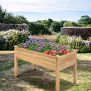 Wooden Raised Vegetable Garden Bed Elevated Grow Vegetable Planter by LJGDeals