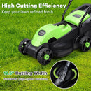 13 Inch Electric Push Lawn Corded Mower with Grass Bag by LJGDeals