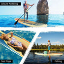 Inflatable Stand Up Paddle Board Surfboard with Bag Aluminum Paddle and Hand Pump by LJGDeals