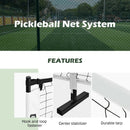 22 Feet Portable Pickleball Net Set System with Carry Bag for Indoor Outdoor Game by LJGDeals