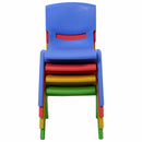 4-pack Colorful Stackable Plastic Children Chairs by LJGDeals