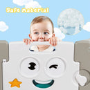 14-Panel Foldable Baby Playpen Kids Activity Centre-Green by LJGDeals