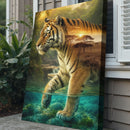 Tiger's Allegory Wall Art
