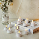 12 Pack Flickering Flameless Battery Operated Candles Tea Lights by JHY DESIGN