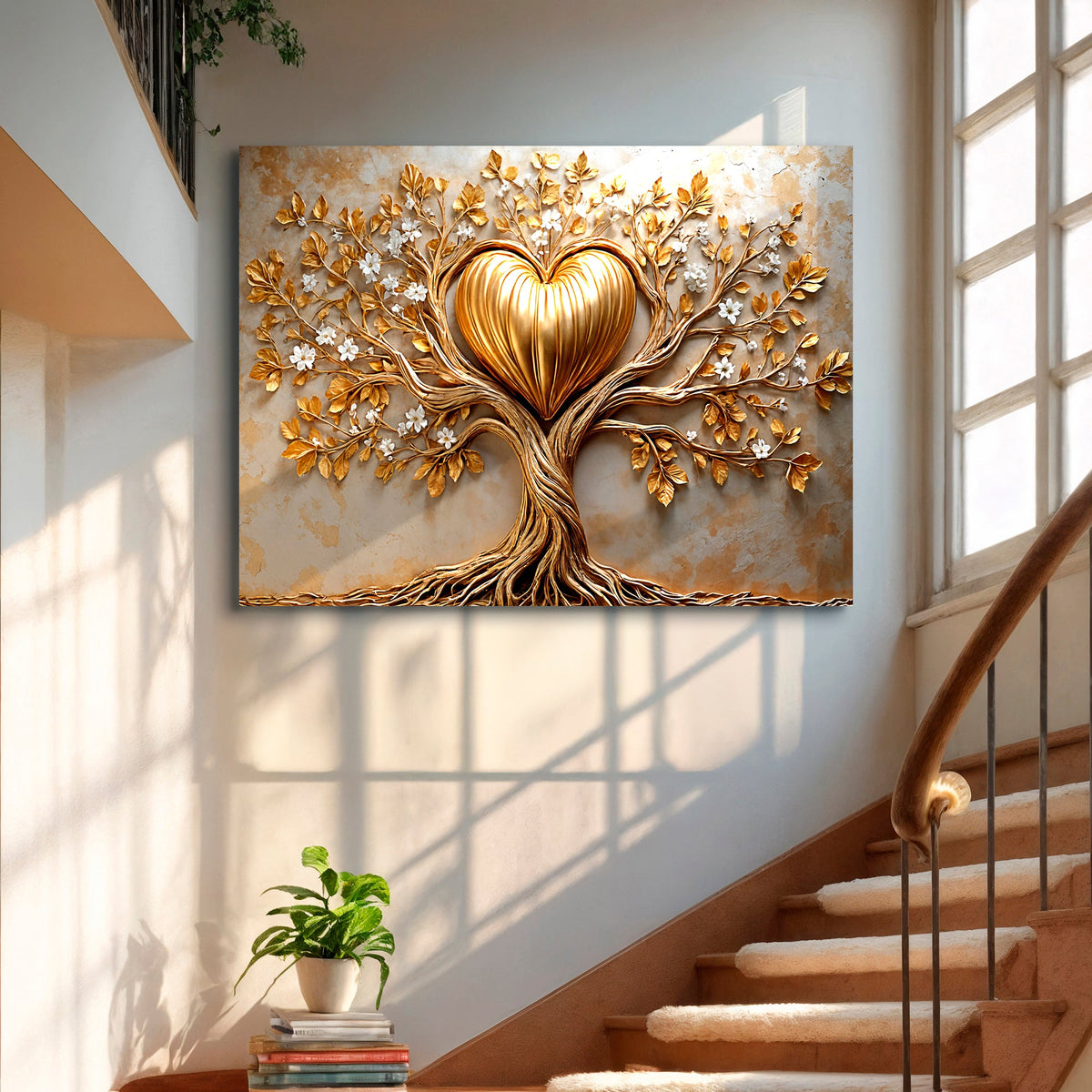 Golden Tree Heart Wall Art, photo 5 of 10