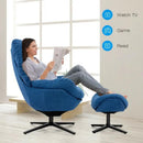 Criss Cross Chair on Wheels with Flip-up Arms Adjustable Height by LJGDeals