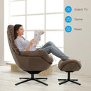 Criss Cross Chair Adjustable Swivel Vanity Chair with 5-Position Armrests by LJGDeals