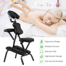 PU Leather Pad Travel Massage Chair with by LJGDeals